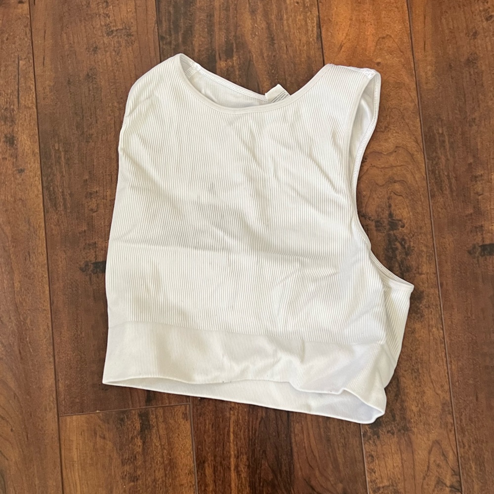 White tank top